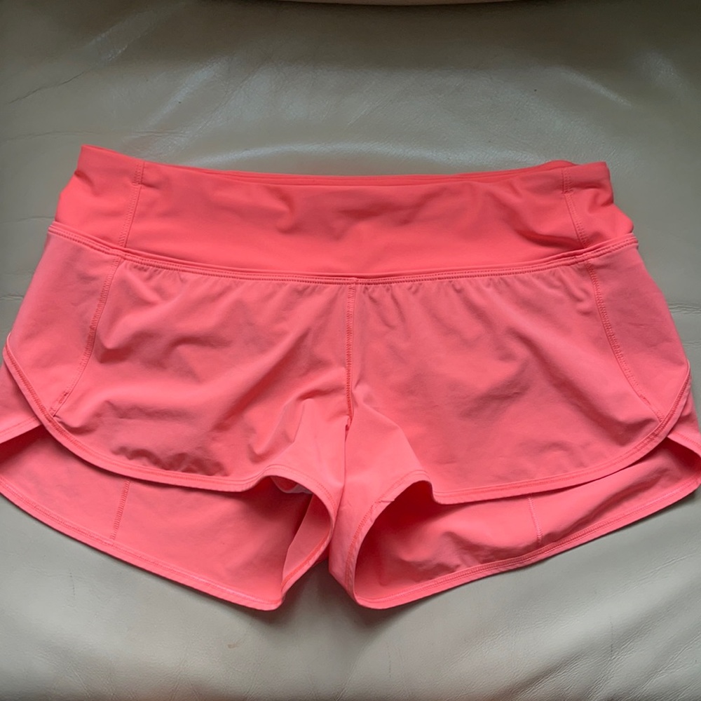 LULU LEMON HOT PINK athletic shorts